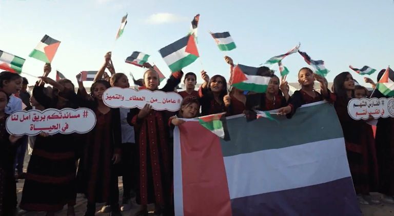 أهل غزة يحتفون بذكرى مرور عامين على إطلاق «الفارس الشهم 3»