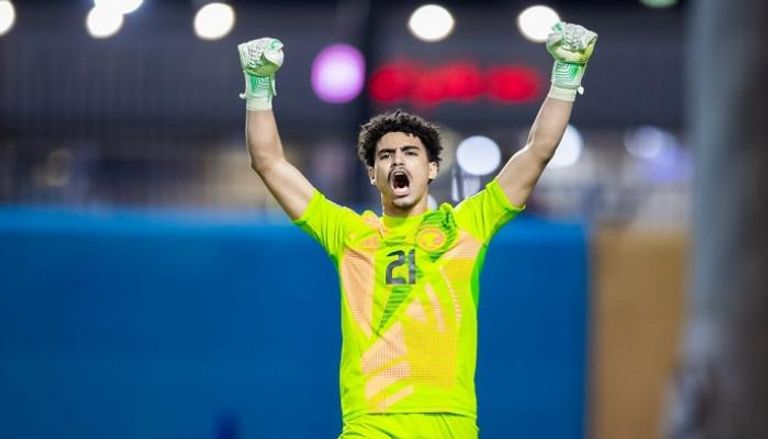 عبد الرحمن العتيبي حارس المنتخب السعودي