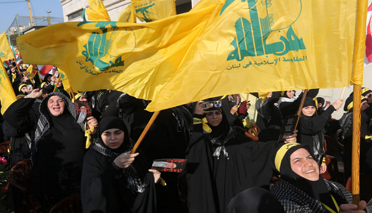 أنصار حزب الله خلال الذكرى الأولى لمقتل حسن نصر الله