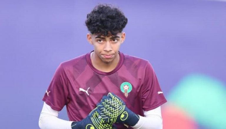 شعيب بلعروش حارس منتخب المغرب للناشئين