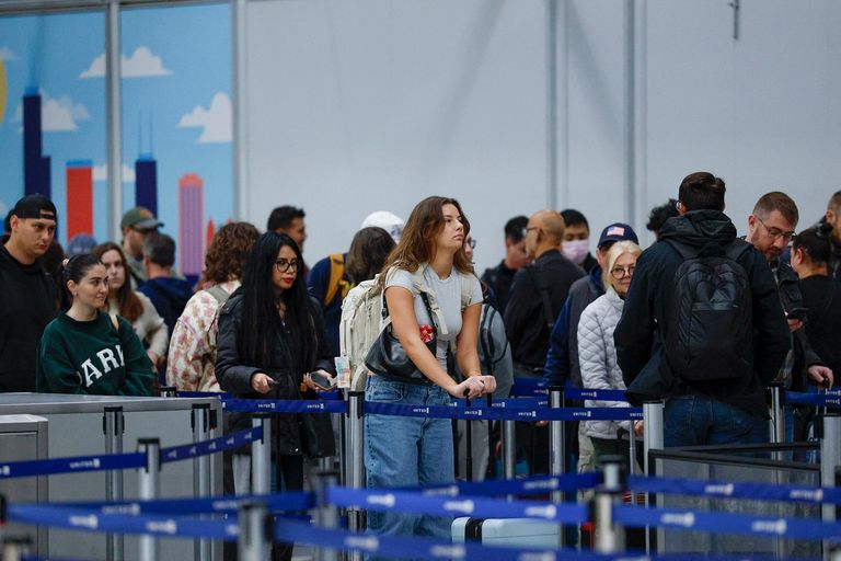 فوضى في مطارات الولايات المتحدة - أ ف ب