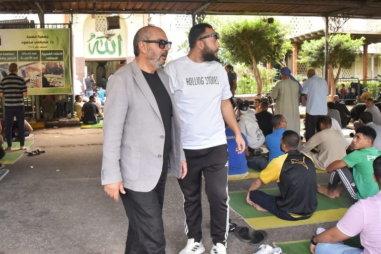 جنازة والد محمد رمضان 