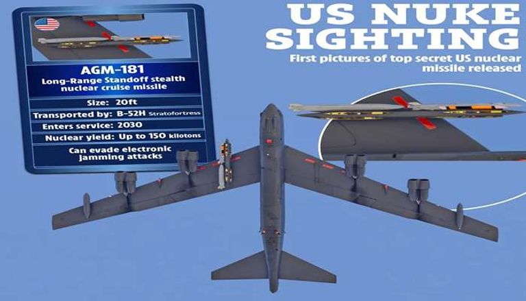 الصاروخ الأمريكي النووي الجديد