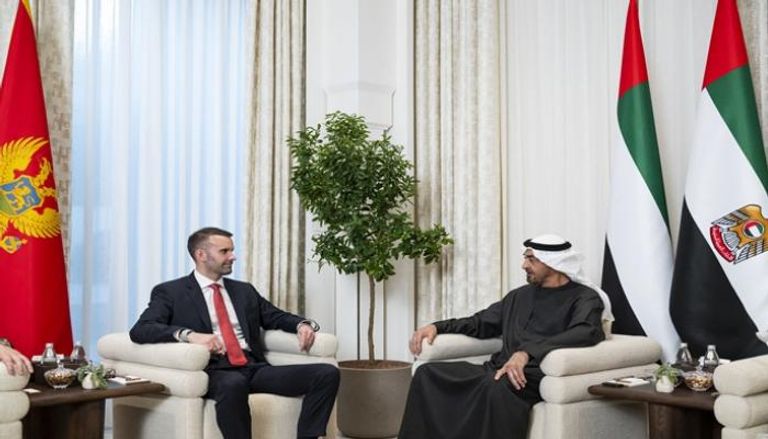 الشيخ محمد بن زايد آل نهيان ورئيس وزراء  مونتينيغرو - وام