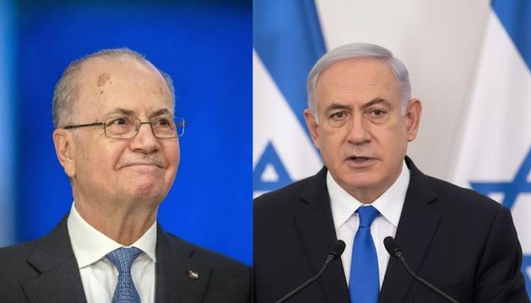 رئيس وزراء فلسطين ونظيره الإسرائيلي - مولدة بالذكاء الاصطناعي
