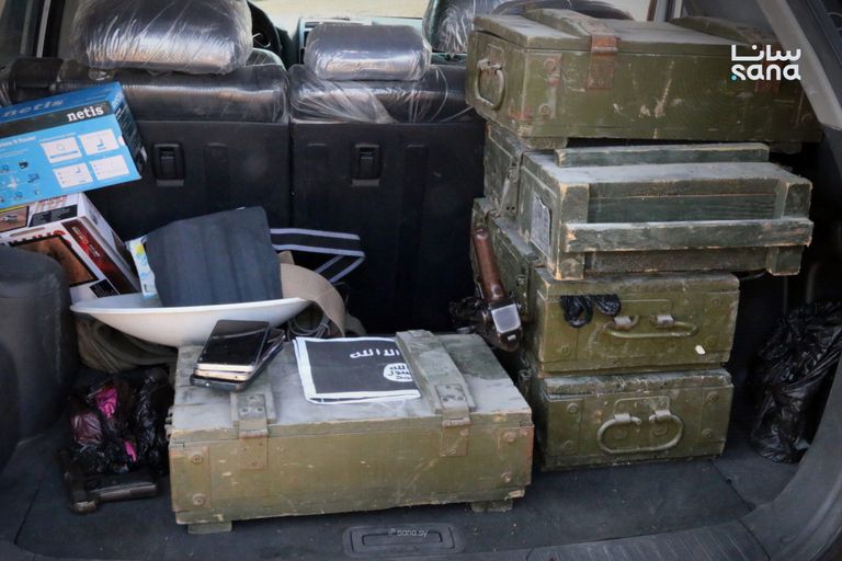 جانب من العملية الأمنية