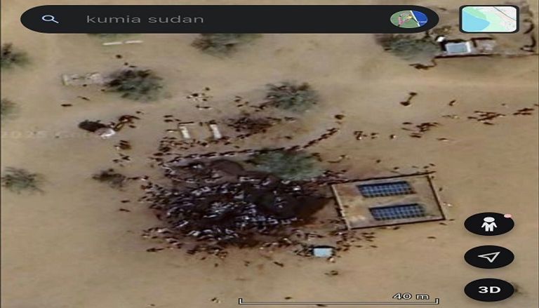 الصورة المضللة التي نشرت على موقع إكس