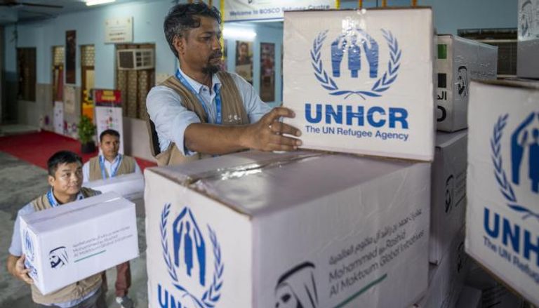 دعم مبادرات محمد بن راشد آل مكتوم العالمية للاجئين