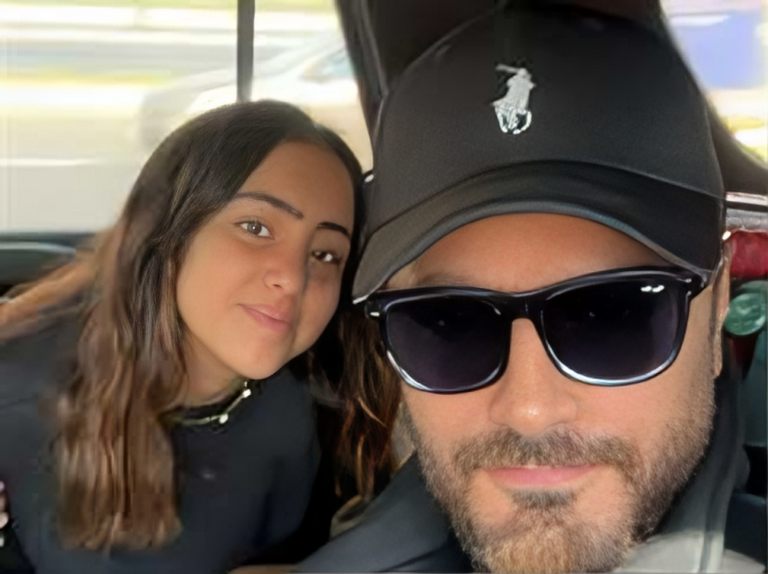 تامر حسني وابنته تاليا تامر حسني وابنته تاليا