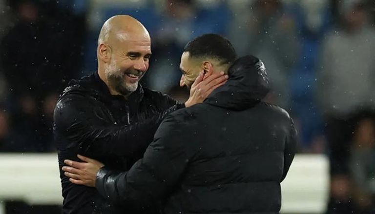 محمد صلاح وبيب غوارديولا