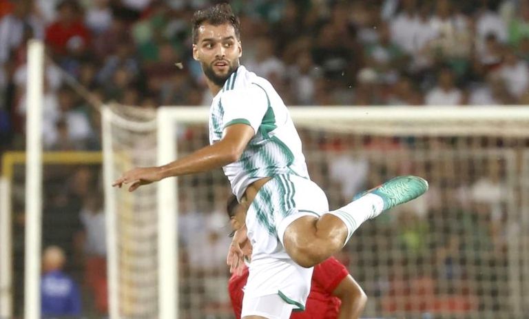 محمد أمين توغاي رامي بن سبعيني نجم منتخب الجزائر