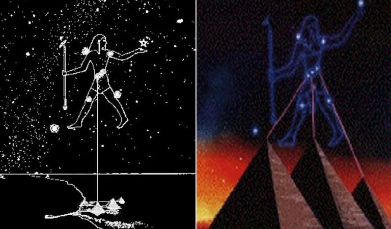 فرضية تربط الأهرامات بنجوم حزام أوريون تم إثارتها في التسعينيات