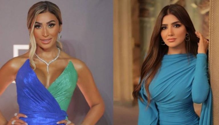 دينا الشربيني ومي عمر 