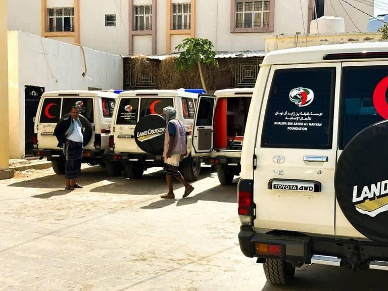 الإمارات تواصل جهودها الإنسانية في اليمن