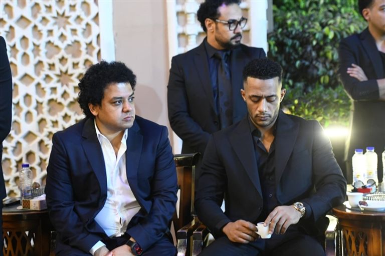 عزاء والد الفنان محمد رمضان