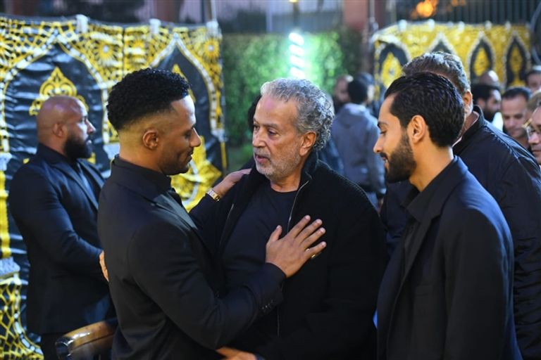 عزاء والد الفنان محمد رمضان