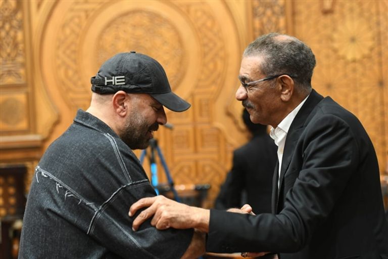 عزاء والد الفنان محمد رمضان