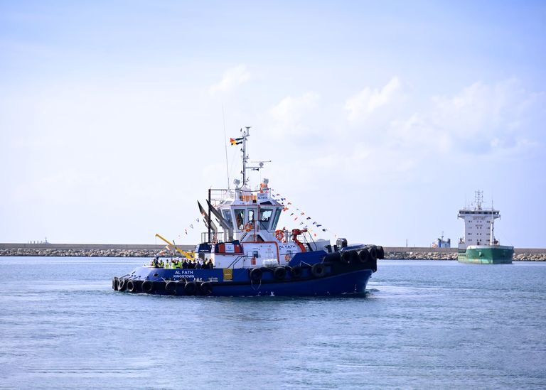 مجموعة موانئ دبي العالمية تبدأ عملياتها التشغيلية في ميناء طرطوس دي بي ورلد تبحر رسميا نحو طرطوس