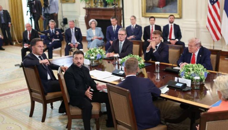 قادة أوروبيون مع ترامب