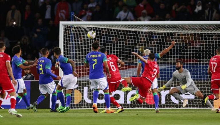 مواجهة سابقة بين تونس والبرازيل