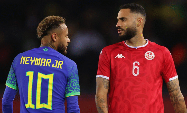 منتخب تونس مواجهة سابقة بين تونس والبرازيل