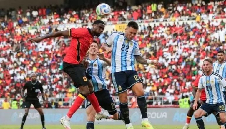 مباراة أنغولا والأرجنتين