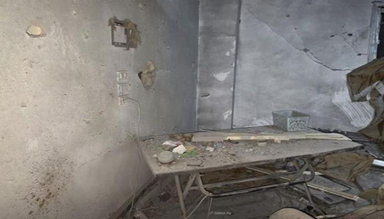 الموقع المستهدف في حي المزة بدمشق