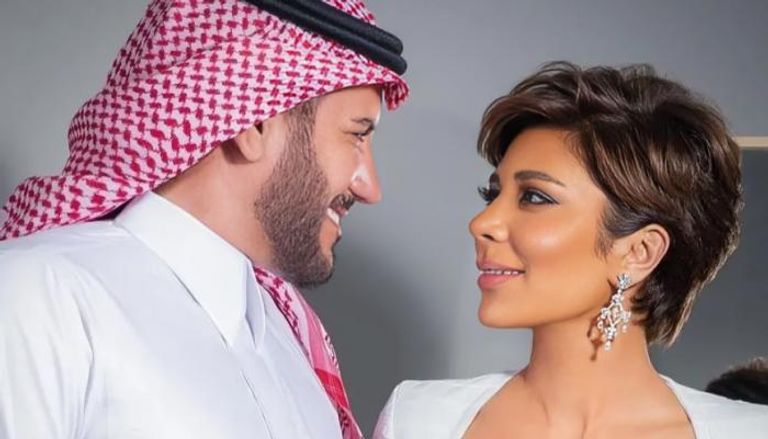 الفنانة أصالة وزوجها فائق حسن 