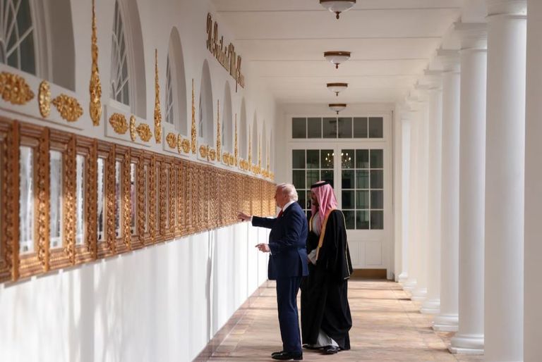 الرئيس الأمريكي دونالد ترامب وولي العهد السعودي الأمير محمد بن سلمان