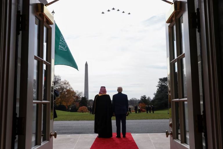 الرئيس الأمريكي دونالد ترامب وولي العهد السعودي الأمير محمد بن سلمان