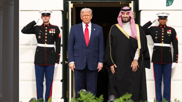 الرئيس الأمريكي دونالد ترامب وولي العهد السعودي الأمير محمد بن سلمان