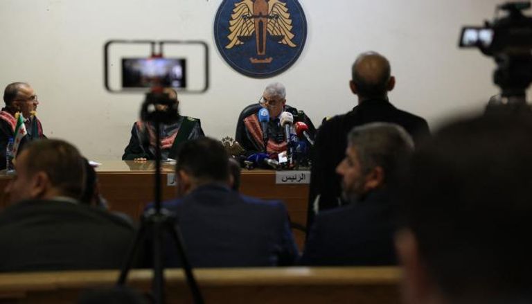 جلسة المحاكمة بقصر العدل في حلب