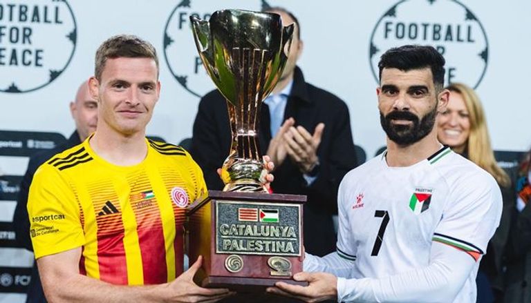 فلسطين ومنتخب كتالونيا
