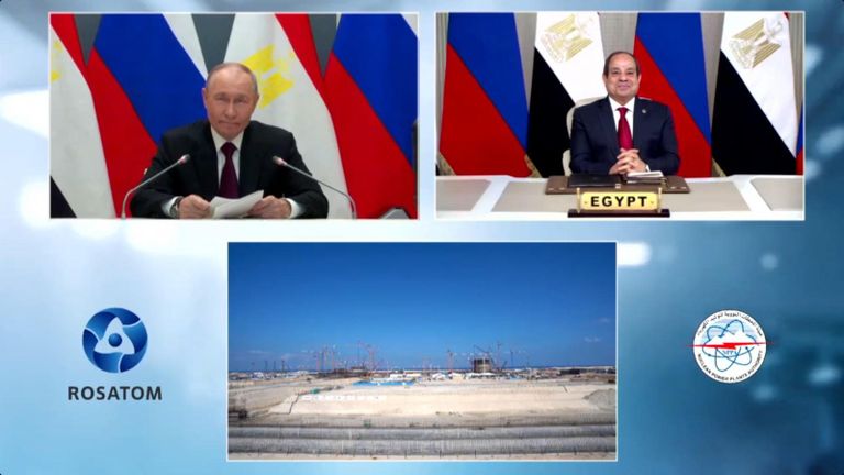 الرئيس المصري عبدالفتاح السيسي ونظيره الروسي فلاديمير بوتين الرئيس المصري عبدالفتاح السيسي ونظيره الروسي فلاديمير بوتين