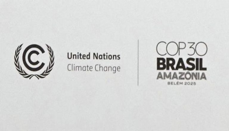 شعار مؤتمر COP30 - أ ف ب