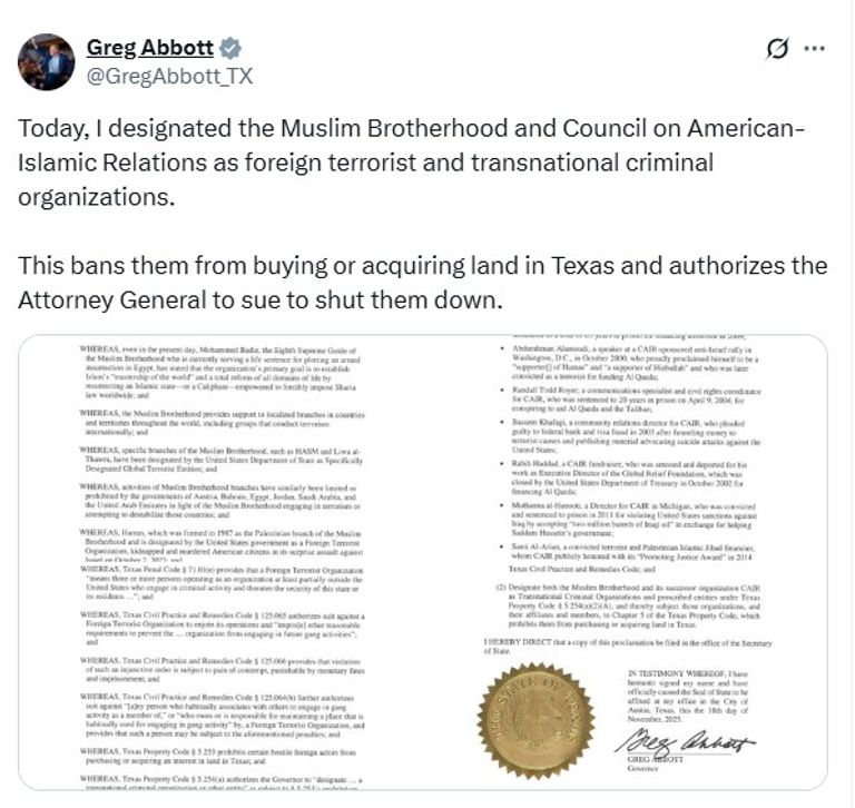 الخناق يضيق على إخوان أمريكا