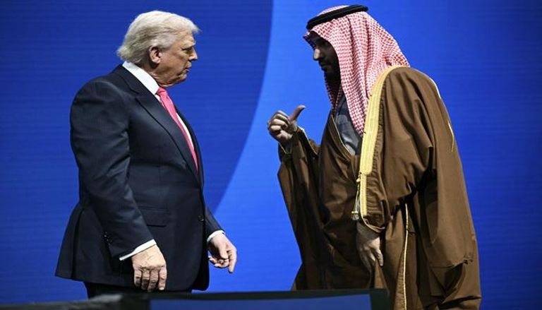 دونالد ترامب مع ولي العهد السعودي