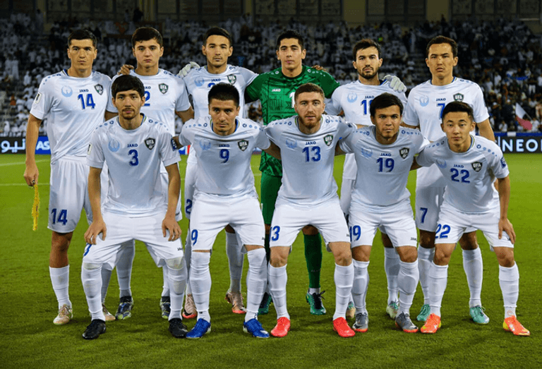 منتخب أوزبكستان منتخب الأردن