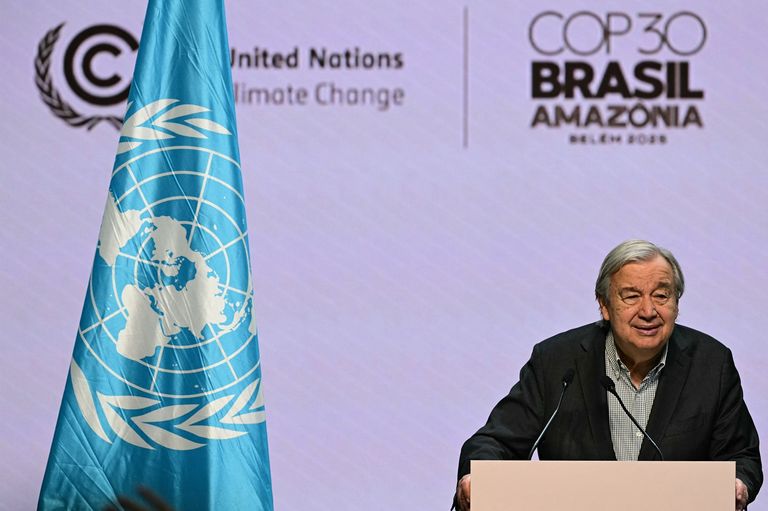 الأمين العام للأمم المتحدة أنطونيو غوتيريش - أ ف ب