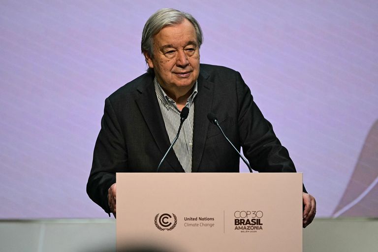 الأمين العام للأمم المتحدة أنطونيو غوتيريش - أ ف ب