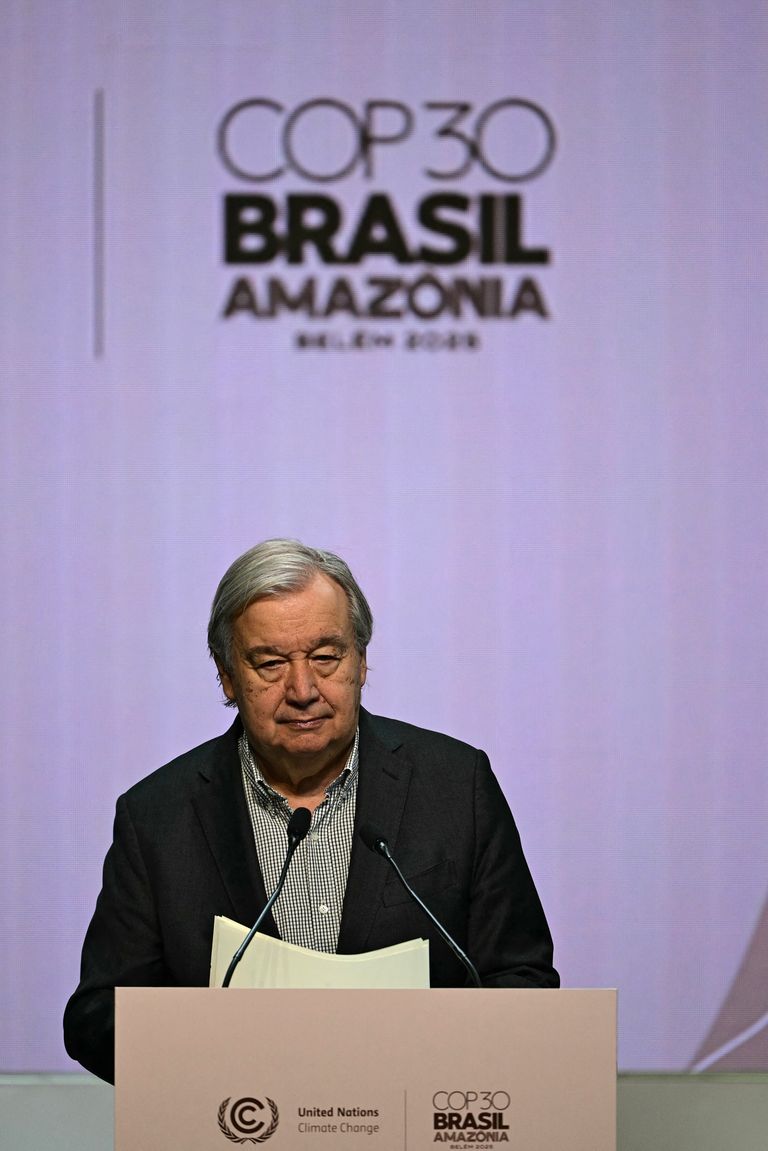 الأمين العام للأمم المتحدة أنطونيو غوتيريش - أ ف ب