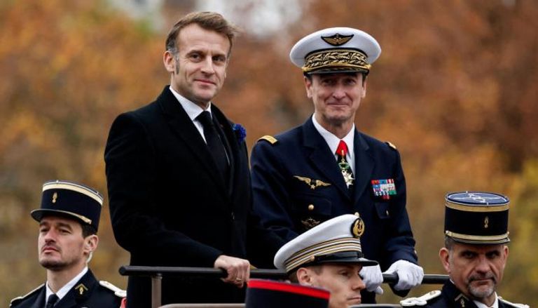 ماكرون ورئيس أركان الجيوش الفرنسي - أرشيفية