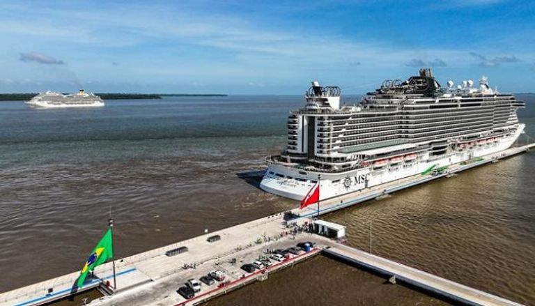 سفينة مخصصة لإقامة بعض المشاركين في COP30 - موقع المؤتمر