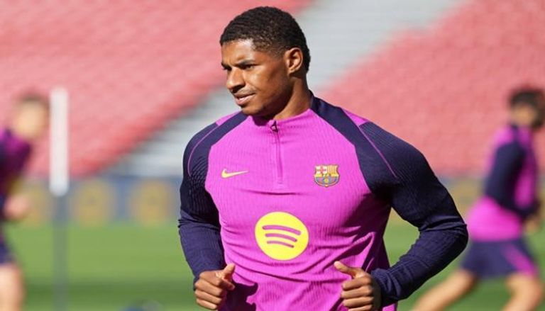 ماركوس راشفورد نجم برشلونة