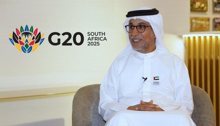 جانب من حوار «العين الإخبارية» مع محمد سيف السويدي