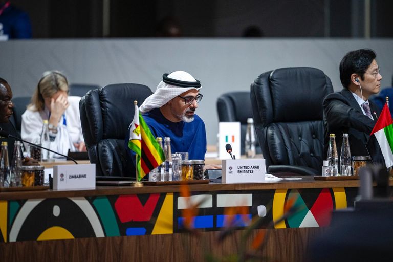 جانب من مشاركة ولي عهد أبوظبي في G20 بجنوب أفريقيا