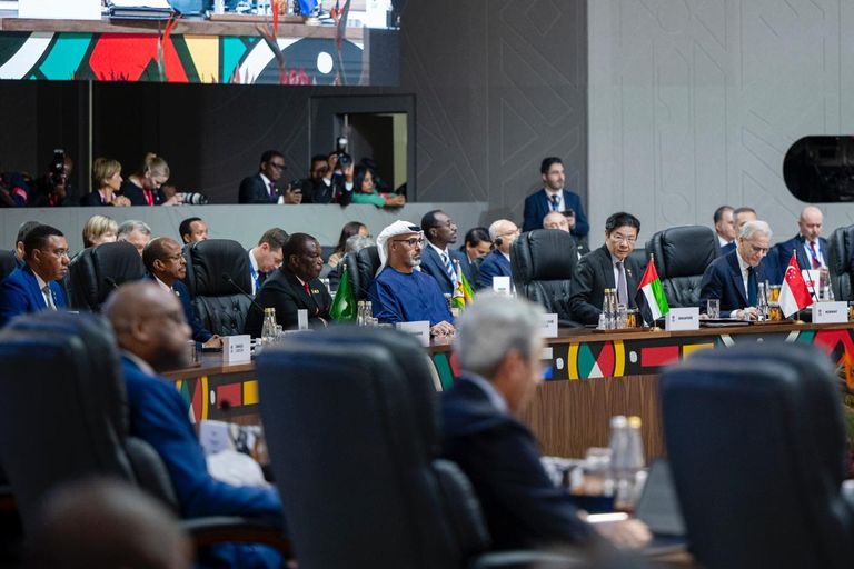 جانب من مشاركة ولي عهد أبوظبي في G20 بجنوب أفريقيا