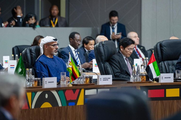 جانب من مشاركة ولي عهد أبوظبي في G20 بجنوب أفريقيا