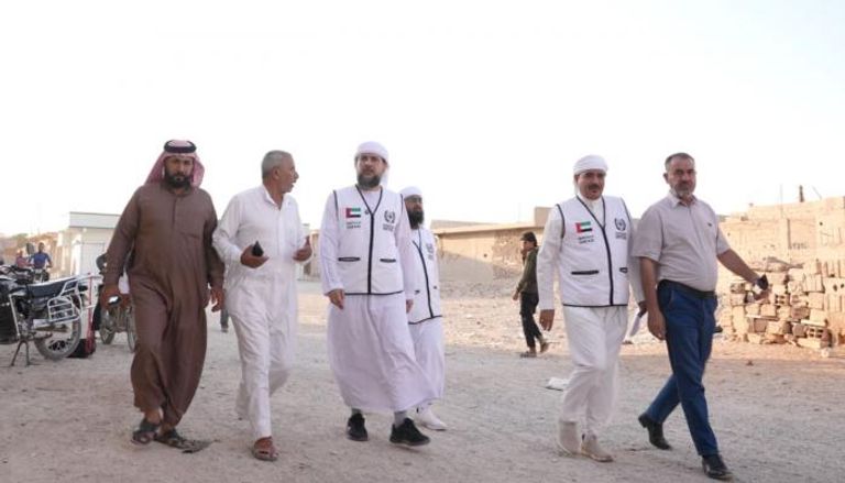 وفد من هيئة الأعمال الخيرية يزور سوريا