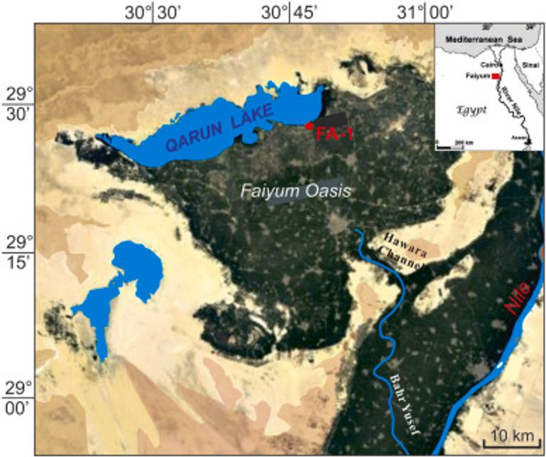 تحليل طبقات الرواسب المأخوذة من بحيرة قارون ساعد على كشف أسرار الماضي